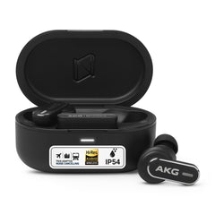 AKG N5 Hybrid - Noise Cancelling Earbuds - Black 1 x TWS Headphone Silicone