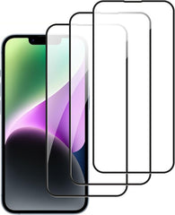BUCKKO HD Clear Glass Screen Protector Film for iPhone 14, Tempered Glass Explosion-proof Nano Coated Filter for iPhone 14【Anti-Oil】【Anti-Shatter】【Anti-Fingerprint】【Full Coverage】【Hardness 9H】10D- 3 PCS