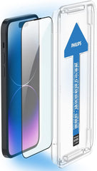 Philips Invisible Screen Protector for iPhone 16 Pro Max with New Anti-reflective Technology, Anti-dust installation and Ultra Strong Impact Technology with Auto Alignment Tool Kit