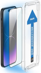 Philips Invisible Screen Protector for iPhone 16 Pro Max with New Anti-reflective Technology, Anti-dust installation and Ultra Strong Impact Technology with Auto Alignment Tool Kit