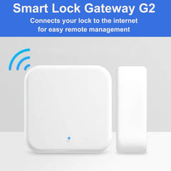 BUCKKO Locks Smart Door Lock WiFi Gateway, Compatible and Works with TTLock App Voice Control, Remote Control Deadbolt Door Lock, Bridge for Voice Control