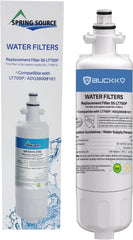BUCKKO Refrigerator Water Filter and Air Filter Compatible with LG® LT700P®, Kenmore® 9690, 46-9690, ADQ36006102 and LT120F® (1-Pack)