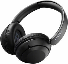 Philips TAH1120 Lightweight On-Ear Wireless Bluetooth Headphones with Passive Noise Isolation - up to 55 Hours Playtime, Clear Calls, Dynamic Bass, 2 Hours USB-C Charging - Black