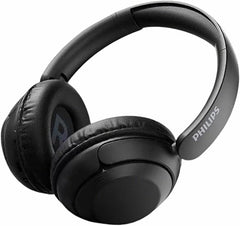 Philips TAH1120 Lightweight On-Ear Wireless Bluetooth Headphones with Passive Noise Isolation - up to 55 Hours Playtime, Clear Calls, Dynamic Bass, 2 Hours USB-C Charging - Black