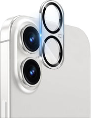BUCKKO Camera Lens Protector for iPhone 16/16 Plus, HD 360-Degree Protection Tempered Glass drop-proof Screen Protector, Case Friendly No-Bubble HD Clear Camera Lens Screen Protector for iPhone 16 /16 Plus【Anti-Scratch】【Anti-Fingerprint】-1PCS