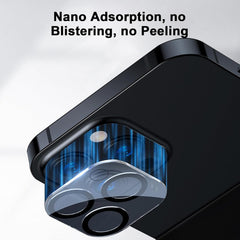 BUCKKO Camera Lens Protector for iPhone 16 Pro/16 Pro Max, HD 360-Degree Protection Tempered Glass drop-proof Screen Protector, Case Friendly No-Bubble HD Clear Camera Lens Screen Protector for iPhone 16 Pro/16 Pro Max 【Anti-Scratch】-1PCS
