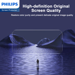 Philips HD Clear Glass Screen Protector Film for iPhone 16 Pro Max Tempered Glass Full Coverage Hardness 9H DLK1215