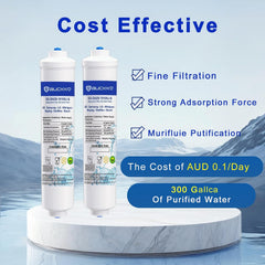 BUCKKO Water Filter Replacement for Samsung DA29-10105J, DA29-10105J HAFEX/EXP, WSF-100, DA99 02131B, EF9603, HAIER LG Fridge Water Filter 1 Pack RWF0300A