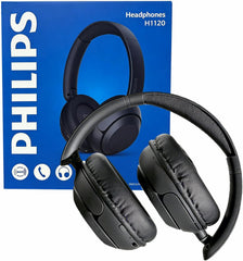Philips TAH1120 Lightweight On-Ear Wireless Bluetooth Headphones with Passive Noise Isolation - up to 55 Hours Playtime, Clear Calls, Dynamic Bass, 2 Hours USB-C Charging - Black