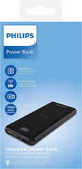 Philips Powerbank 10000mAh Power Bank USB Portable Reliable 5V 2.1A DLP1810NW (White)