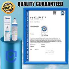BUCKKO Refrigerator Water Filter and Air Filter Compatible with LG® LT700P®, Kenmore® 9690, 46-9690, ADQ36006102 and LT120F® (1-Pack)