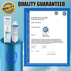 BUCKKO Refrigerator Water Filter and Air Filter Compatible with LG® LT700P®, Kenmore® 9690, 46-9690, ADQ36006102 and LT120F® (1-Pack)