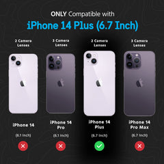 Pelican Ranger Micropel Phone Case for iPhone 14 Plus, Clear Polymer