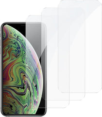 BUCKKO HD Clear Glass Screen Protector Film for iPhone XS Max/ 11 Pro Max, Tempered Glass  Full-3 PCS