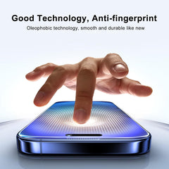 BUCKKO HD Clear Glass Screen Protector Film for iPhone 16 / Plus/ Pro/ Pro Max, Tempered Glass Explosion-proof Nano Coated Filter 【Anti-Oil】【Anti-Shatter】【Anti-Fingerprint】【Full Coverage】【Hardness 9H】