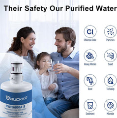 BUCKKO Compatible with Hydrotap Water Filter Replacement for Zip 91290, 91291, 91292, ZT402, Instanta AQ35 EWF-8005A, F-601R, 3M AP9351, AP9350+, AP9400, Puretec CC-QZP9102G - 1Pack