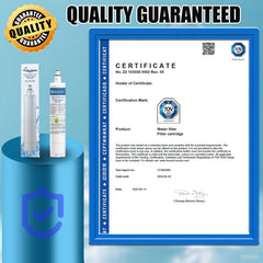 BUCKKO Refrigerator Water Filter 847200, Compatible with Fisher Paykel 847200 Fridge Water Filter External, 847200-WF 847200WF 847200-2 FWC3 EFF-6049A RF522ADUX5 RF522WDRUX5 RF522BRDUB5, 1-Pack
