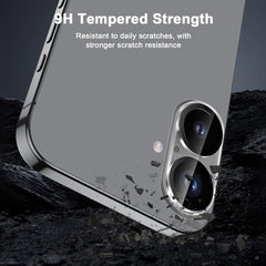 BUCKKO Camera Lens Protector for iPhone 16/16 Plus, HD 360-Degree Protection Tempered Glass drop-proof Screen Protector, Case Friendly No-Bubble HD Clear Camera Lens Screen Protector for iPhone 16 /16 Plus【Anti-Scratch】【Anti-Fingerprint】-1PCS