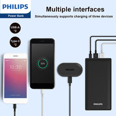 Philips 20000mAh Ultra Large Capacity Quick Charge Portable Power Bank DLP7721C