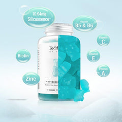 Teddi Lab by Unichi Hair Boost Gummy PRO 60s x3with Biotin for Hair, Skin & Nails Pack