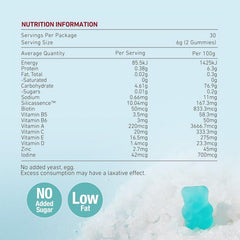 Teddi Lab by Unichi Hair Boost Gummy PRO 60s x3with Biotin for Hair, Skin & Nails Pack