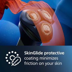 Philips Shaver 3000 Series - Wet & Dry Electric Shaver, PowerCut Blades, SkinGlide Protective Coating, Sensitive Mode, 50 Min. Runtime, Protection Cap, Model S3881/00