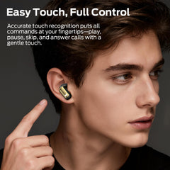 Monster N-Lite 217 Wireless Earbuds, Bluetooth 6.0 in-Ear Headphones, Black Stereo User Manual Charging Case Plastic