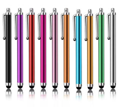 BUCKKO (10 Pack) All Universal Capacitive Touch Screen Phone Styli Stylus Pen (Mix Colours)