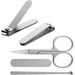 XIAOMI Mijia 5Pcs Portable Fingernail Toenail Manicure Pedicure Magnetic Absorption Stainless Steel Nail Clipper Se