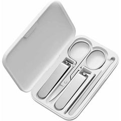 XIAOMI Mijia 5Pcs Portable Fingernail Toenail Manicure Pedicure Magnetic Absorption Stainless Steel Nail Clipper Se