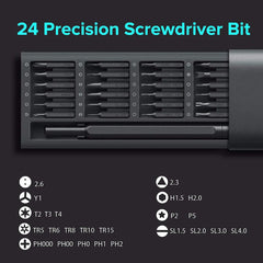 Xiaomi Mi Precision Screwdriver Set, 24 Magnetic Driver Bit Set, Pocket Screwdriver Tool Set,