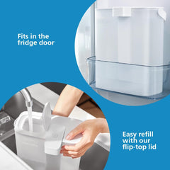 Philips Water Instant Water Filter Jug (3L) - Clean and Good Tasting Water in Seconds - Includes 1× Flavour + Filter, Reduces Chlorine & Lead, Retains Minerals