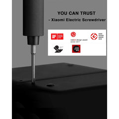 Xiaomi Electric Precision Screwdriver, Two-Speed Torque Control, 24 S2 Steel Bits, 170 RPM Magnetic Motor, 400+ Screws per Charge, Compact Aluminium Alloy Case with Magnetic Storage