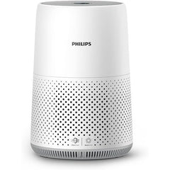 Philips 800i Series Compact Air Purifier, 49m2, HEPA & Activer Carbon Filter, Removes Up To 99,5% Of The Particles & Aerosols From The Air*, Connected with Air+ App, White (AC0850/70)