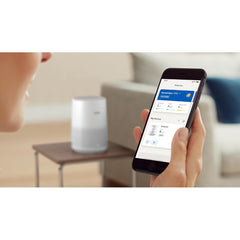 Philips Air Purifier 600 Series, Energy Efficient with Smart Sensor, For allergy sufferers, HEPA filter removes 99.97% of pollutants, Covers up to 44m2, App control, White (AC0651/10)