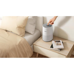 Philips Air Purifier 600 Series, Energy Efficient with Smart Sensor, For allergy sufferers, HEPA filter removes 99.97% of pollutants, Covers up to 44m2, App control, White (AC0651/10)