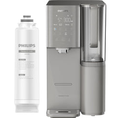 Philips Reverse Osmosis Purification Pure Mineral Water Station, Chilled to Boiling, Compressor Cooling, Aquaporin Inside, Grey, ADD6921DG/79