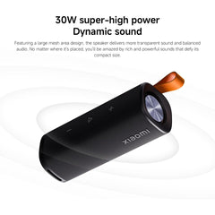 Xiaomi Sound Outdoor 30 W, Portable Bluetooth Speaker Sound True Wireless Stereo Bluetooth 5.4 IP70 Waterproof Long Playback Black