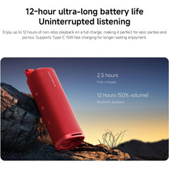 Xiaomi Sound Outdoor 30 W, Portable Bluetooth Speaker Sound True Wireless Stereo Bluetooth 5.4 IP70 Waterproof Long Playback Black