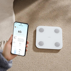 Xiaomi Body Composition Scale S400 Bathroom Scales with Dual Frequency Measurement, 25 Health Indicators, up to 150 kg and Accuracy of 100 g, White