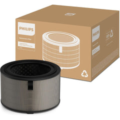 Philips Original Replacement Filter for 2-in-1 Air Purifier and Humidifier 3400 Series AC3420 and AC3421, HEPA NanoProtect + Active Carbon, 12 Months Lifetime, Black/White (FY3400/30)