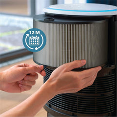 Philips Original Replacement Filter for 3200 Series AC3210, AC3220 and AC3221 Air Purifiers, HEPA NanoProtect + Active Carbon, 12 Months Lifetime, Black/White (FY3200/30)