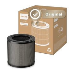 Philips Original Replacement Filter for 900 Series AC0950 and AC0951 Air Purifiers, HEPA NanoProtect + Active Carbon, 12 Months Lifetime, Black/White (FY0910/30)