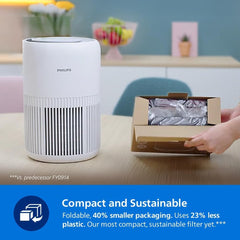 Philips NanoProtect HEPA Filter – Compatible with 900 & 800 Series, Captures 99.97% of Particles, Lasts Up to 1 Year, Sustainable Packaging, Easy to Replace (FY0900/30)
