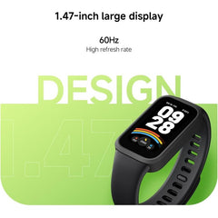 Xiaomi Smart Band 9 Active,Sports Fitness Tracker,Watch,1.47'' TFT Display, 60Hz high Refresh Rate,18 Days Battery Life,Sleep and Health Monitoring,50 Sports Modes, 5ATM, iOS & Android, Black