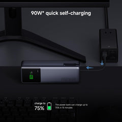 Xiaomi 165 W Power Bank 10000 mAh, Super Fast Charge, 3 USB-C Ports for Multi-Device Charging Power, 120 W PD3.0, Compatible with Laptop, for iPhone 16, MacBook, Xiaomi, Samsung, Pixel 9 and More