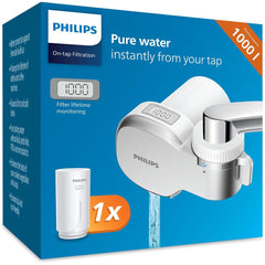 Philips Water Ontap Filter AWP3705P1/10 Micro Filtration with Digital Display, 1000 L Filtration Capacity