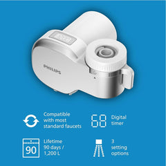 Philips Water Ontap Filter AWP3756P1/10 Ultra Filtration with Digital Display, 1200 L Filter Capacity