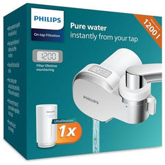 Philips Water Ontap Filter AWP3756P1/10 Ultra Filtration with Digital Display, 1200 L Filter Capacity