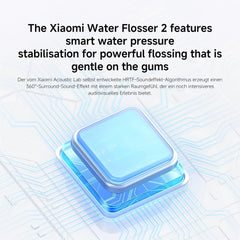 Xiaomi Water Flosser 2-90 Day Battery Life, 3 Cleaning Modes, 200 ml Water Tank, IPX7, Deep Cleaning, USB Charging, Includes Standard & Ortho Nozzle